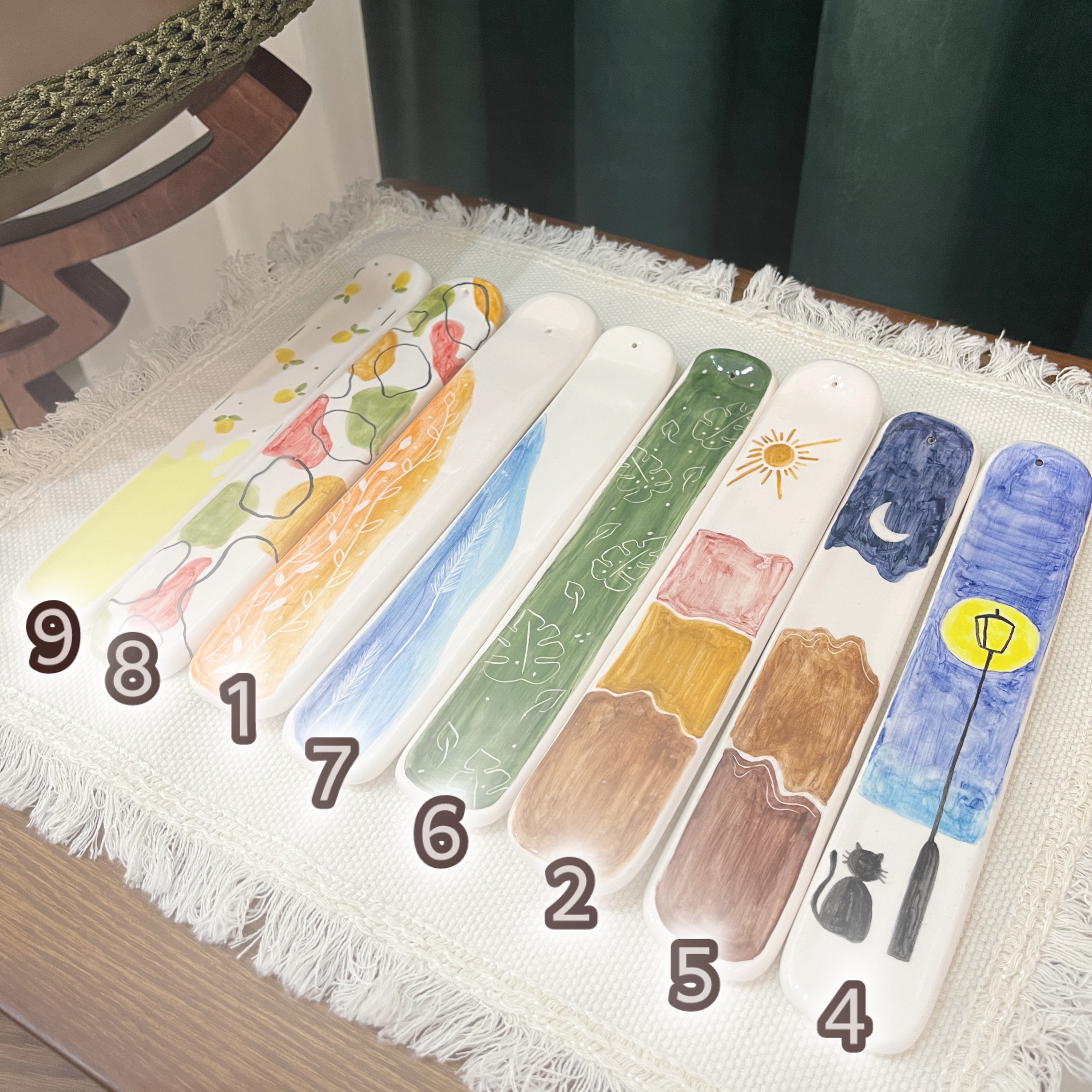 جاعودی سرامیکی دستساز فرم مربع